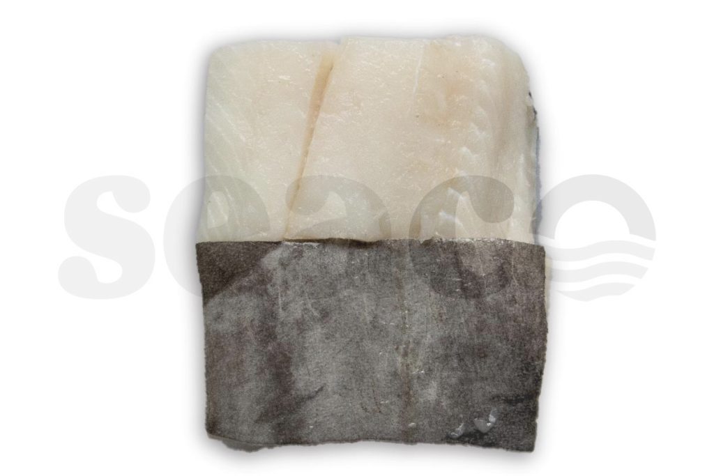 Heilbotfilet zwart refr. met vel portie