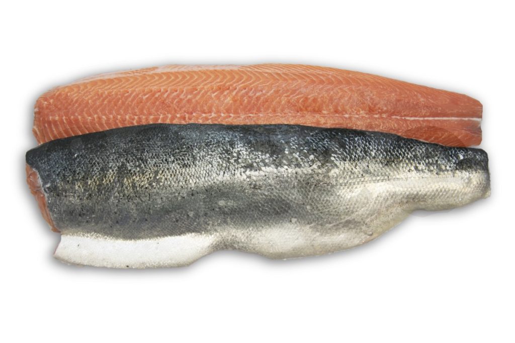 Zalmfilet trim C (5-6) met vel 1800-2200g