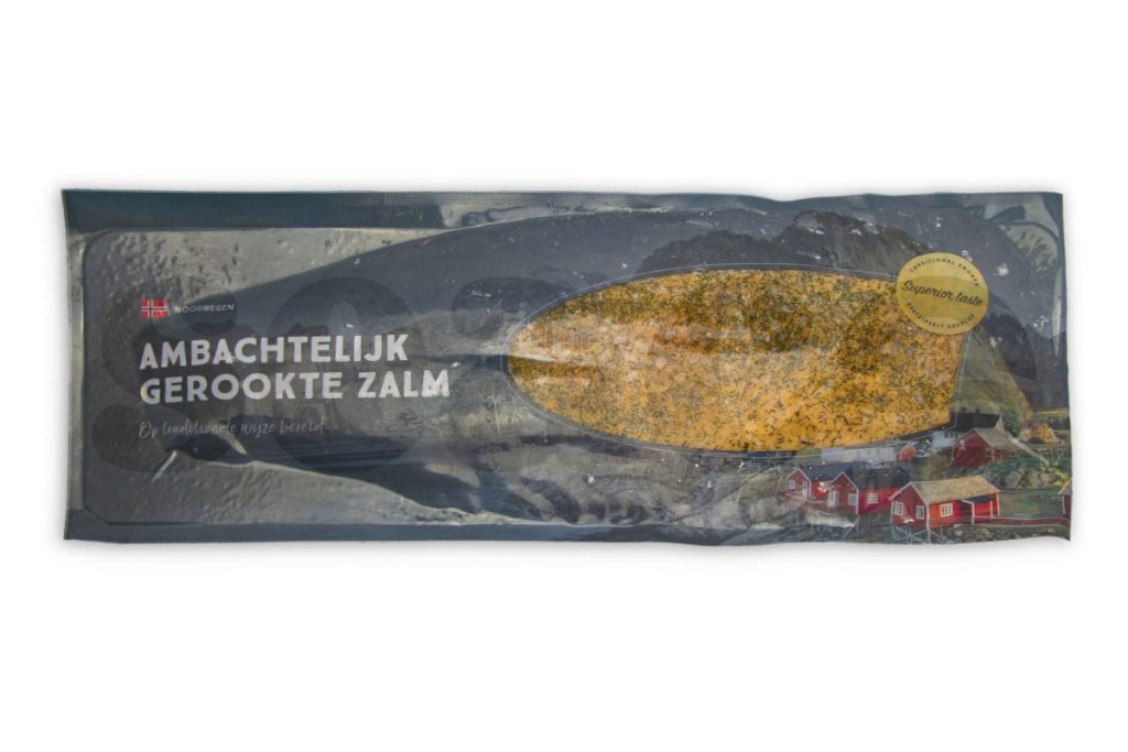 Zalmzijde gravadlax gesneden DV