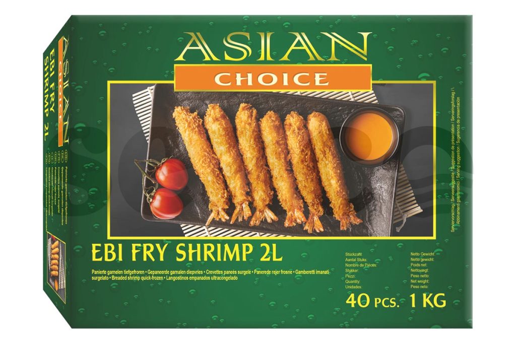 Garnalen torpedo (ebi fry) 40st 1kg DV